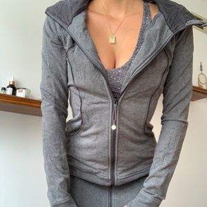 Lululemon Gray Scuba Hoodie